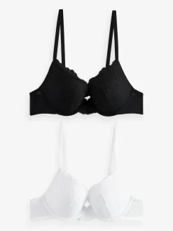 Next Push Up Plunge Lace Bras 2 Pack^Women Bras