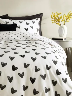 Next Black/White Reversible Duvet Cover and Pillowcase Set^ Bedsets & Duvet Covers
