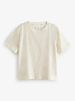 Next Black/White Short Sleeve 100% Cotton Pyjamas 2 Pack^Women Pyjamas|All Night & Lounge