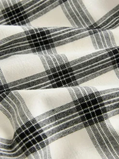 Next Black/White Short Sleeve 100% Cotton Pyjamas 2 Pack^Women Pyjamas|All Night & Lounge