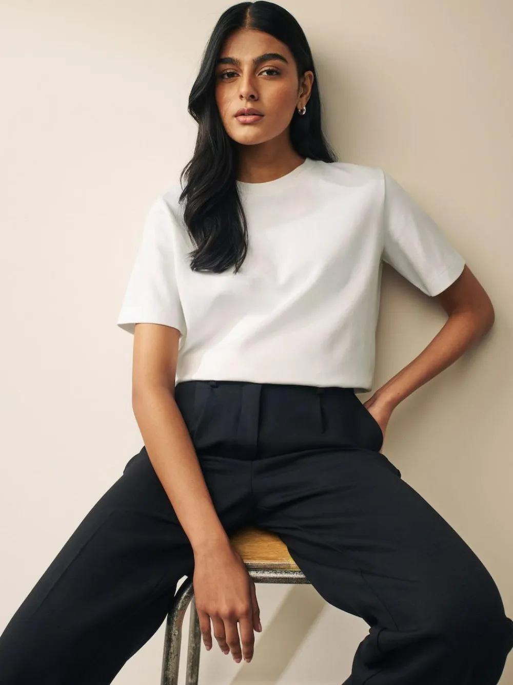 Next Short Sleeve Heavyweight T-Shirts 2 Pack^Women Nightwear|Tops & T-Shirts