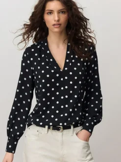 Next Long Sleeve V-Neck Blouse^Women Blouses & Shirts