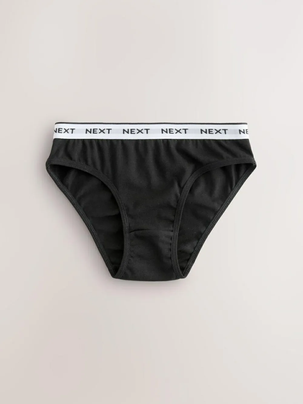 Next Bikini Briefs 7 Pack (5-16yrs) Black/White/Grey