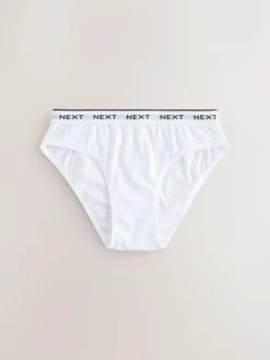 Next Bikini Briefs 7 Pack (5-16yrs) Black/White/Grey