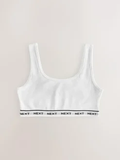 Next Black/White/Grey Crop Tops 3 Pack (5-16yrs)^ Bras & Crop Tops