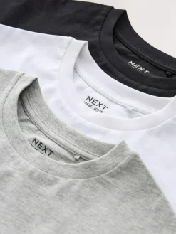 Next Black/White/Grey Oversized T-Shirts 3 Pack (3-16yrs)^ T-Shirts