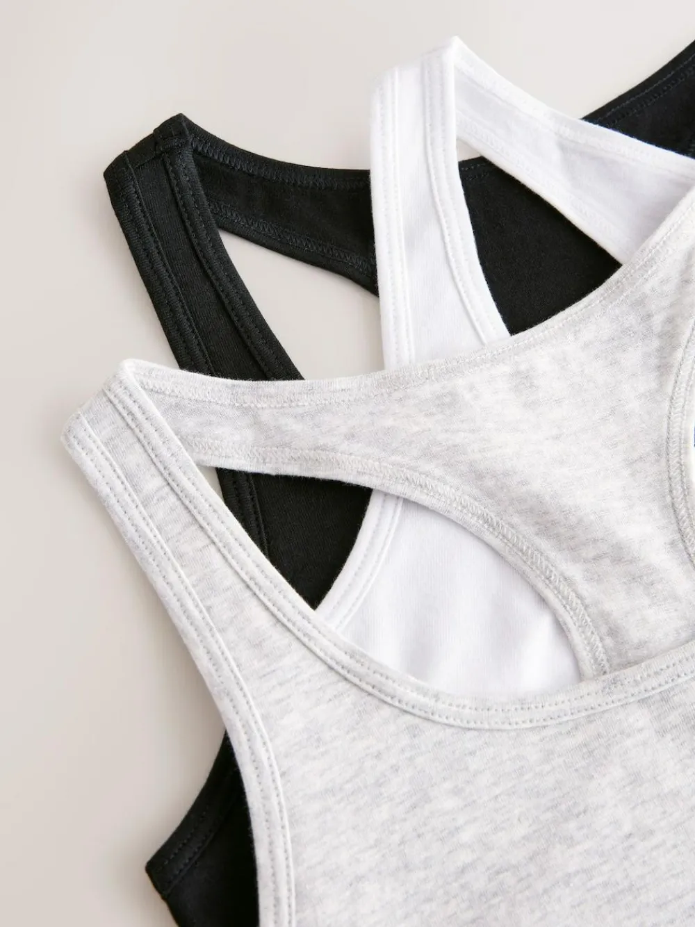Next Racer Back Crop Tops 3 Pack (5-16yrs)^ Underwear|Bras & Crop Tops