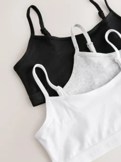 Next Strappy Crop Tops 3 Pack (5-16yrs)^ Underwear|Bras & Crop Tops