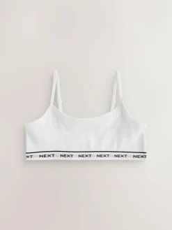 Discount Next Strappy Crop Tops 7 Pack (5-16yrs) Black/White/Grey