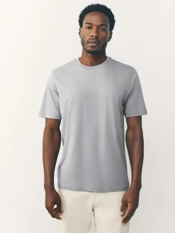 Next Black/White/Grey/Slate Grey/Stone/Brown Regular Fit Essential Cotton T-Shirts 6 Pack^ Nightwear|Tops & T-Shirts
