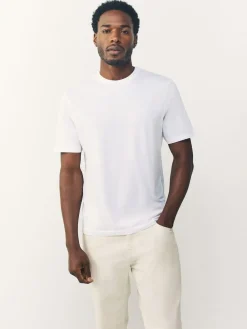 Next Black/White/Grey/Slate Grey/Stone/Brown Regular Fit Essential Cotton T-Shirts 6 Pack^ Nightwear|Tops & T-Shirts