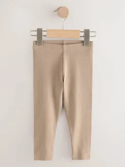 Hot Next Ribbed Leggings 5 Pack (3mths-7yrs) Black/White/Khaki Green