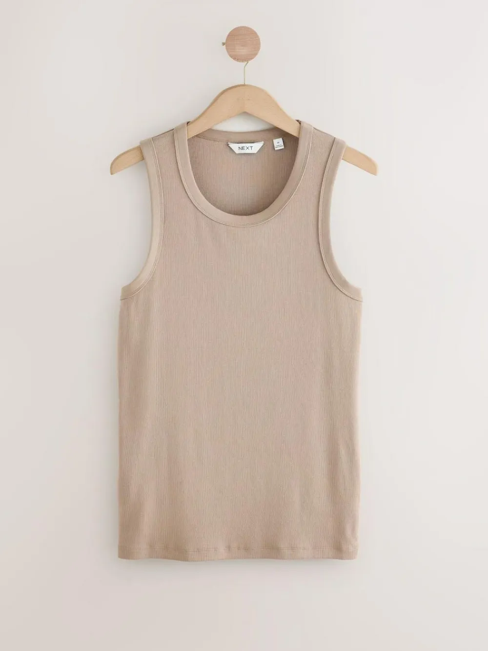 New Next Black/White/Neutral/Navy 4 Pack Slim Ribbed Vest