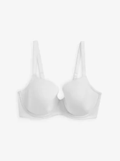 Next Black/White/Pastel Rose Nude Pad Balcony DD+ Cotton Blend Ultimate Comfort Bras 3 Pack^Women Dd+ Range|Bras