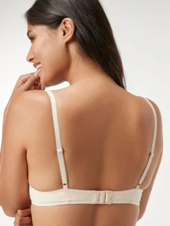 Next Black/White/Pastel Rose Nude Pad Plunge Cotton Blend Ultimate Comfort Bras 3 Pack^Women Bras