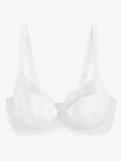 Outlet Next DD+ Non Pad Full Cup Bras 3 Pack with Side Support Black/White/Praline Nude