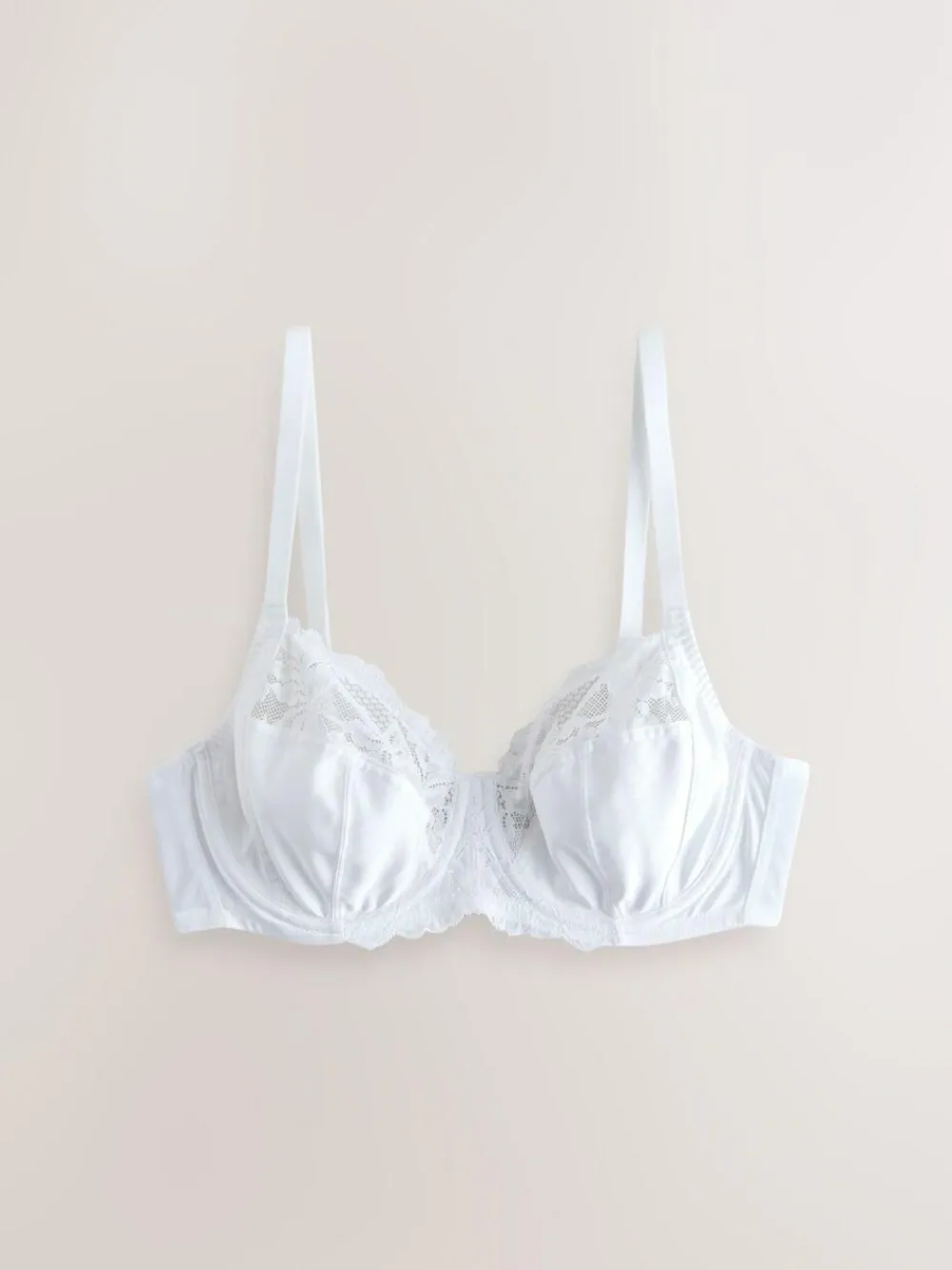 Best Next DD+ Non Pad Full Cup Bras 3 Pack Black/White/Praline Nude