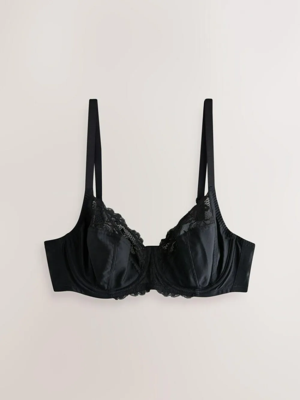 Best Next DD+ Non Pad Full Cup Bras 3 Pack Black/White/Praline Nude