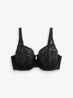 Next DD+ Lace Trim Non Pad Full Cup Underwired Bras 3 Pack^Women Bras|Dd+ Range