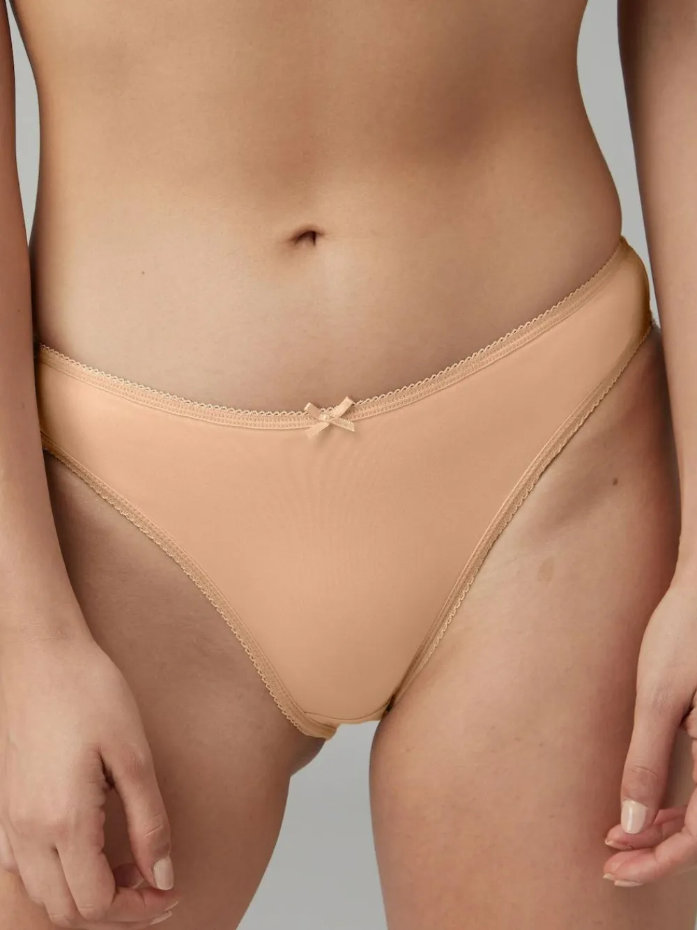 Sale Next High Leg Microfibre Knickers 7 Pack Black/White/Praline Nude