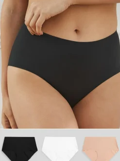 Next Midi No VPL Comfort Knickers 3 Pack^Women Panties