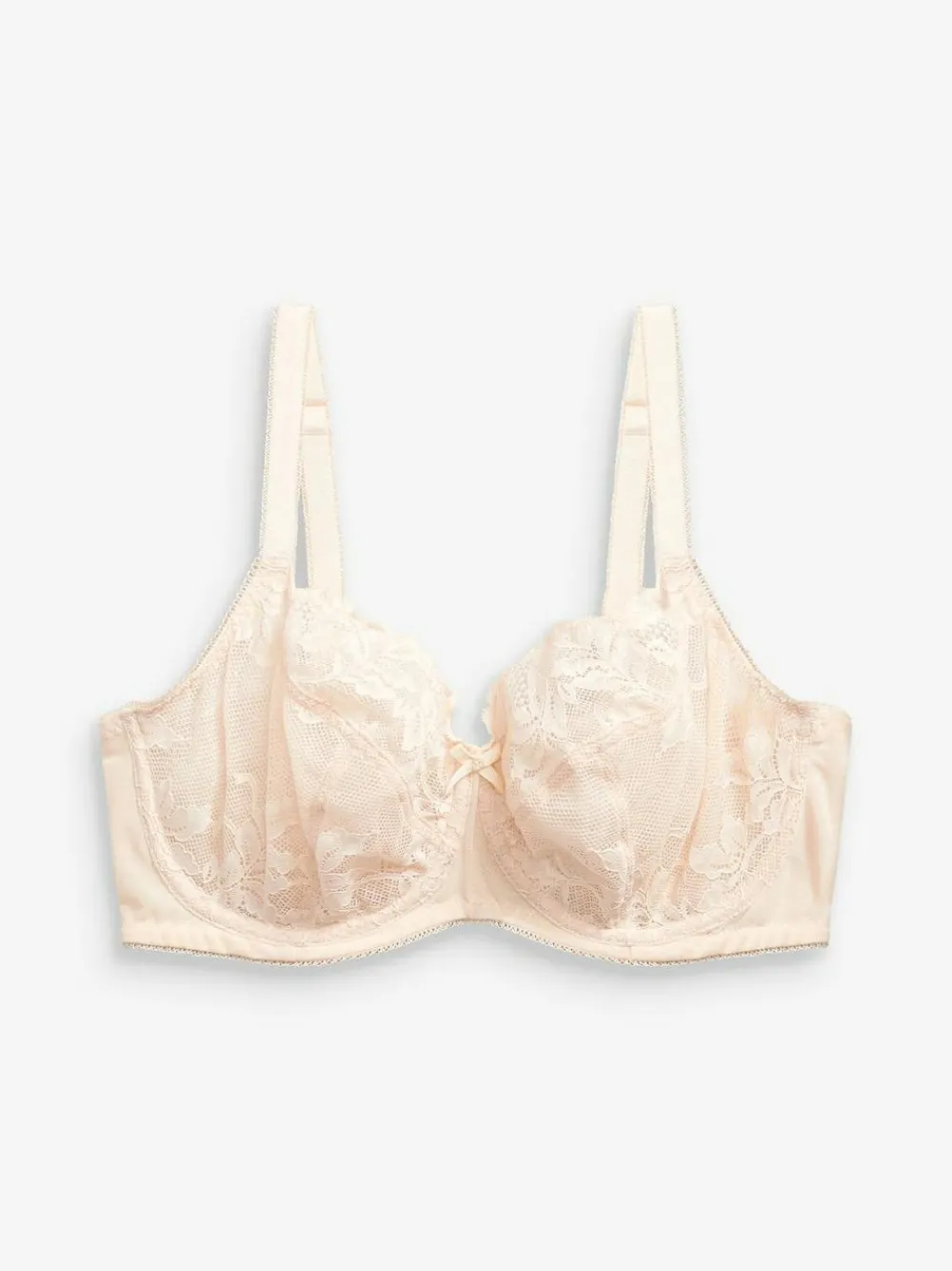 Next Black/White/Praline Nude Non Pad Balcony DD+ Lace Bras 3 Pack^Women Dd+ Range