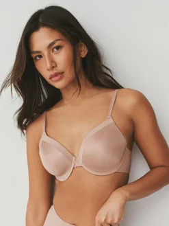 Next Black/White/Praline Nude Pad Full Cup A-E Ultimate Comfort Smoothing T-Shirt Bras 3 Pack^Women Bras|All Lingerie