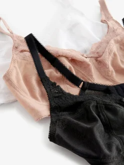 Next Total Support Full Cup Lace Ultimate Comfort Bras 3 Pack^Women Dd+ Range|Bras