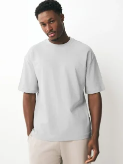 Next Relaxed Fit Heavyweight T-Shirts 5 Pack^ Nightwear|Tops & T-Shirts