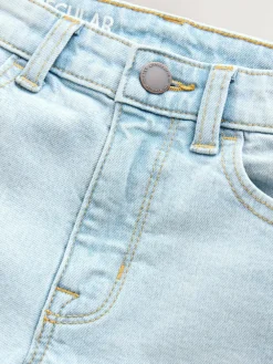 Next Bleach Wash Regular Fit Stretch Jeans (3-17yrs)^BOY Jeans|Jeans