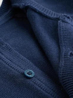 Sale Next Blue 100% Cotton Knitted Baby Cardigans 2 Pack (0mths-3yrs)
