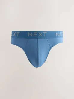 Sale Next 10 pack Cotton Rich Briefs Blue / Grey Marl