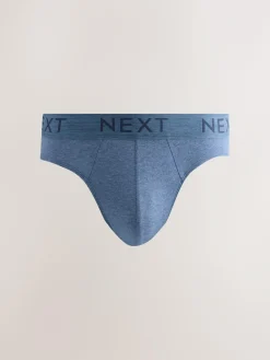 Sale Next 10 pack Cotton Rich Briefs Blue / Grey Marl