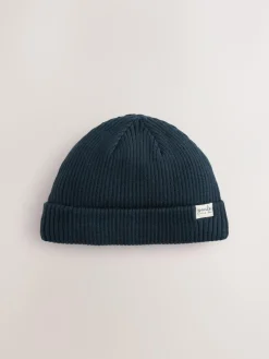 New Next 2 Pack Baby Beanie Knitted Hats (0mths-2yrs) Blue