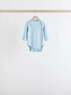 Discount Next Blue 7 Pack Baby Long Sleeve Bodysuits