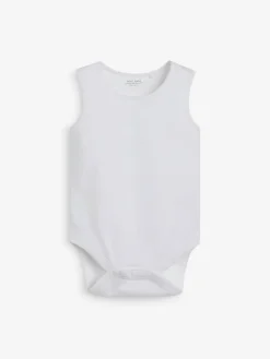 Next Blue 7 Pack Baby Vest Bodysuits^BOY Bodysuits & Vests|Vests