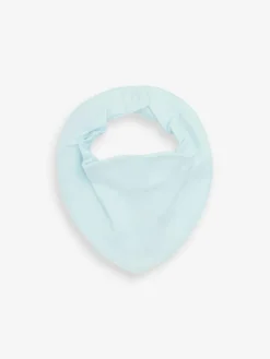 Discount Next 5 Pack Dribble Baby 100% Cotton Bibs Blue