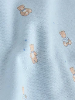 Clearance Next Blue 7 Pack Long Sleeved Baby Bear Bodysuit