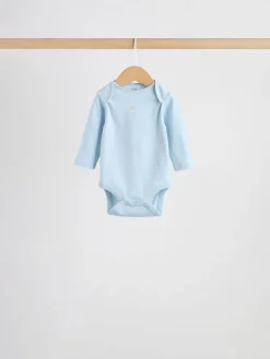 Sale Next Blue 5 Pack Long Sleeved Baby Bear Bodysuit