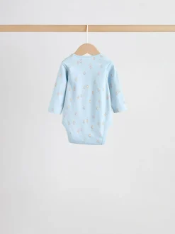Sale Next Blue 5 Pack Long Sleeved Baby Bear Bodysuit