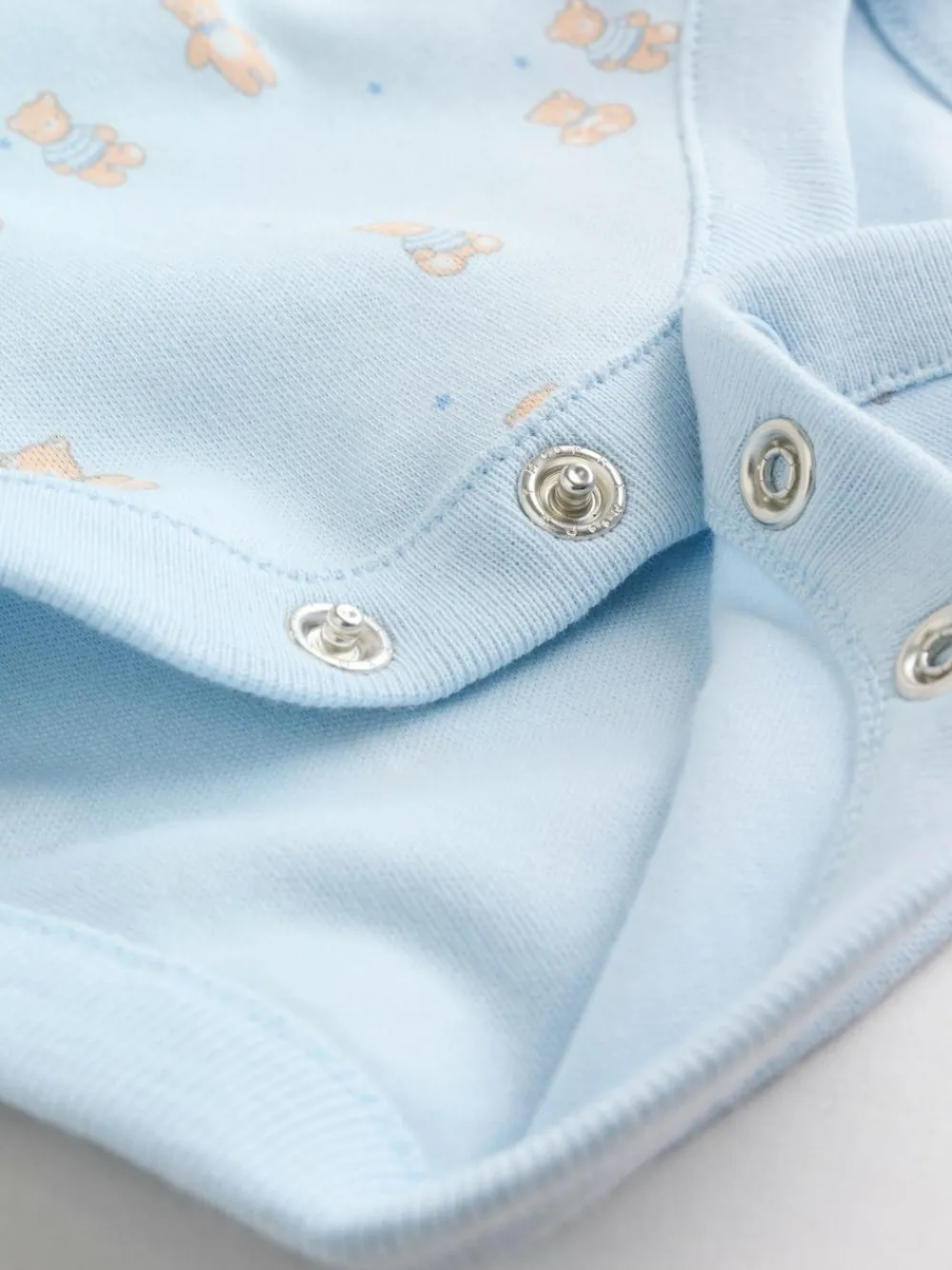 Next Blue 5 Pack Short Sleeve Baby Bear Bodysuit^BOY Bodysuits & Vests|Vests