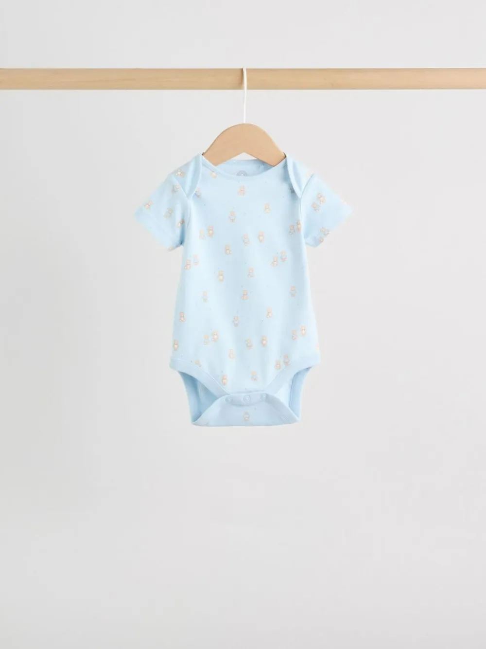 Next Blue 5 Pack Short Sleeve Baby Bear Bodysuit^BOY Bodysuits & Vests|Vests