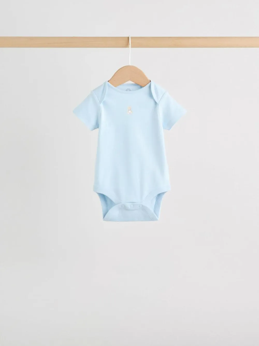 Next Blue 5 Pack Short Sleeve Baby Bear Bodysuit^BOY Bodysuits & Vests|Vests