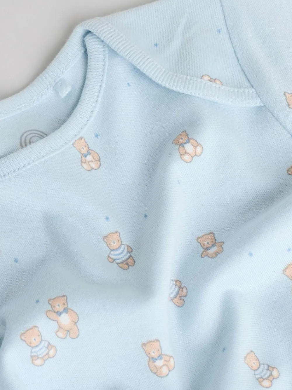 Next Blue 7 Pack Short Sleeve Baby Bear Bodysuit^BOY Bodysuits & Vests|Vests