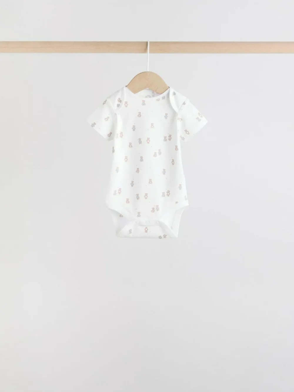 Next Blue 7 Pack Short Sleeve Baby Bear Bodysuit^BOY Bodysuits & Vests|Vests