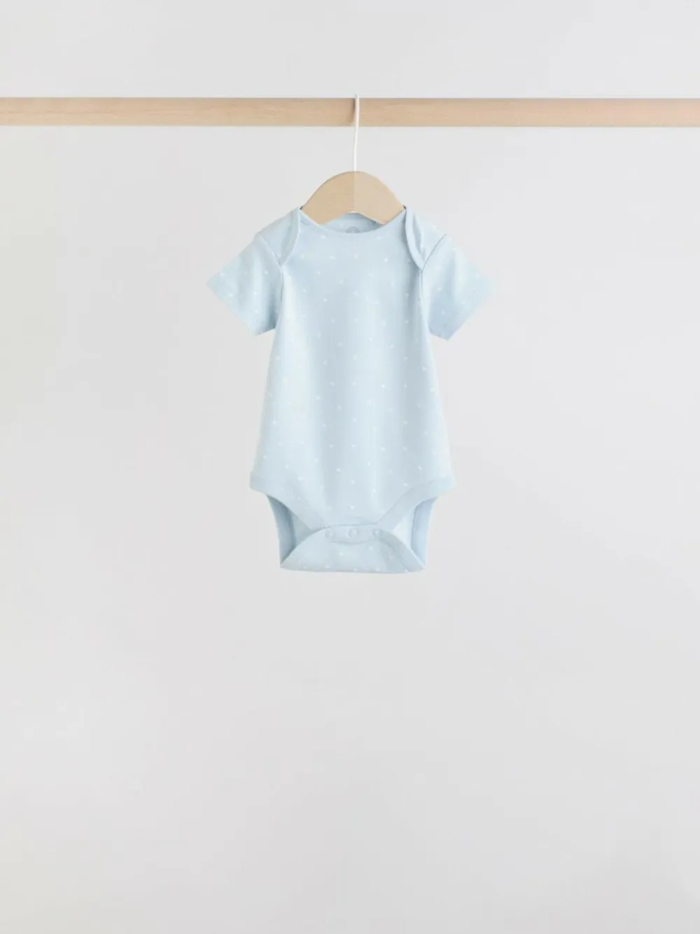 Next Blue 7 Pack Short Sleeve Baby Bear Bodysuit^BOY Bodysuits & Vests|Vests