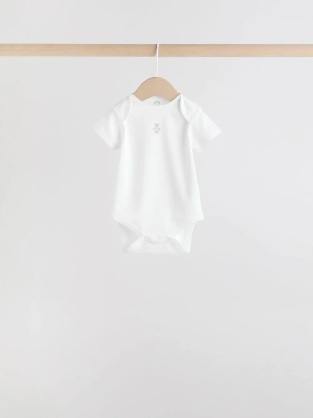 Next Blue 7 Pack Short Sleeve Baby Bear Bodysuit^BOY Bodysuits & Vests|Vests