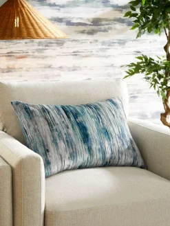 Next 40 x 59cm Haze Velvet Stripe Cushion^ Cushions & Throws