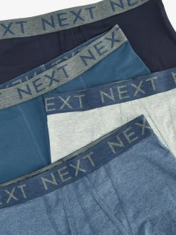 New Next Blue A-Front Boxers 10 Pack