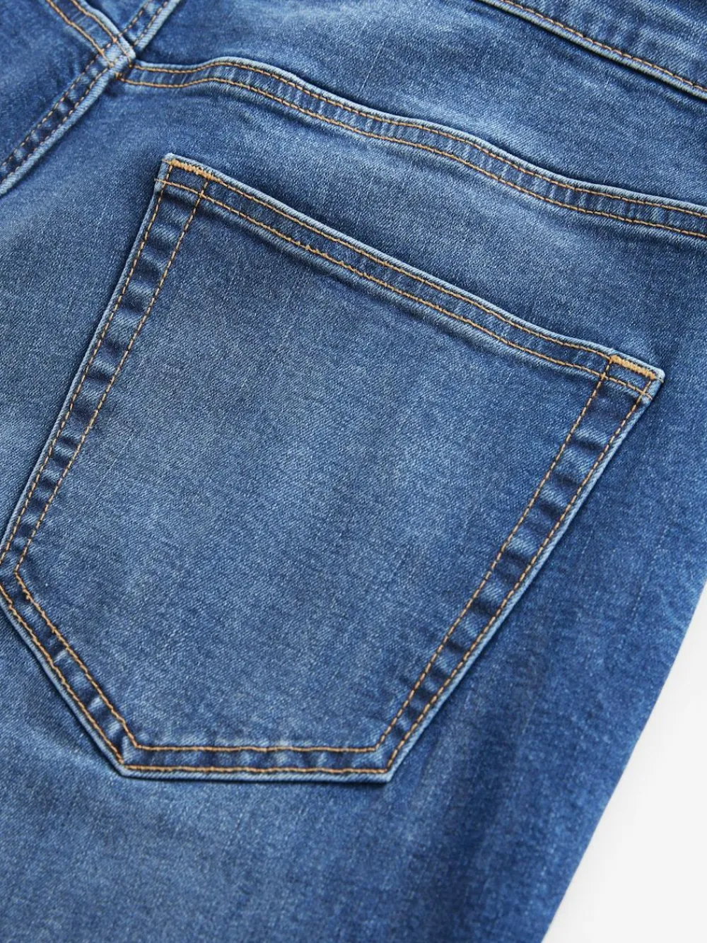 Best Next Blue Authentic Single Straight Fit Classic Stretch Jeans